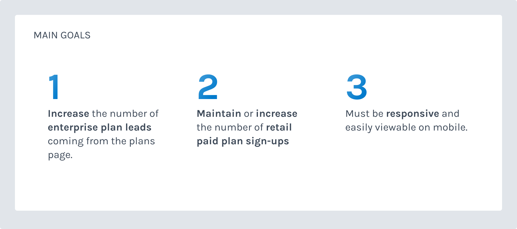 3 main user research insights